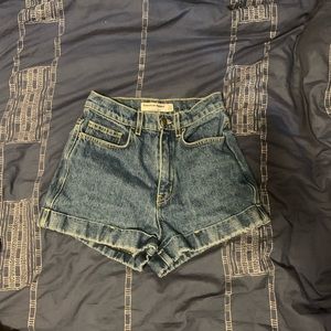 American apparel denim shorts